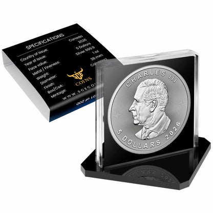 2026 Canada Maple Leaf Welcome Summer Edition 1 oz Silver Coin