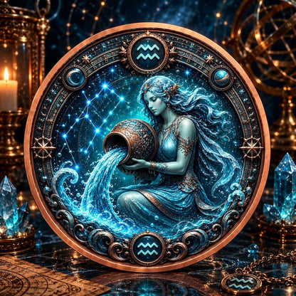 2026 Celestial Zodiacal Series: Astro Zodiac   All 12 Set 5oz Copper