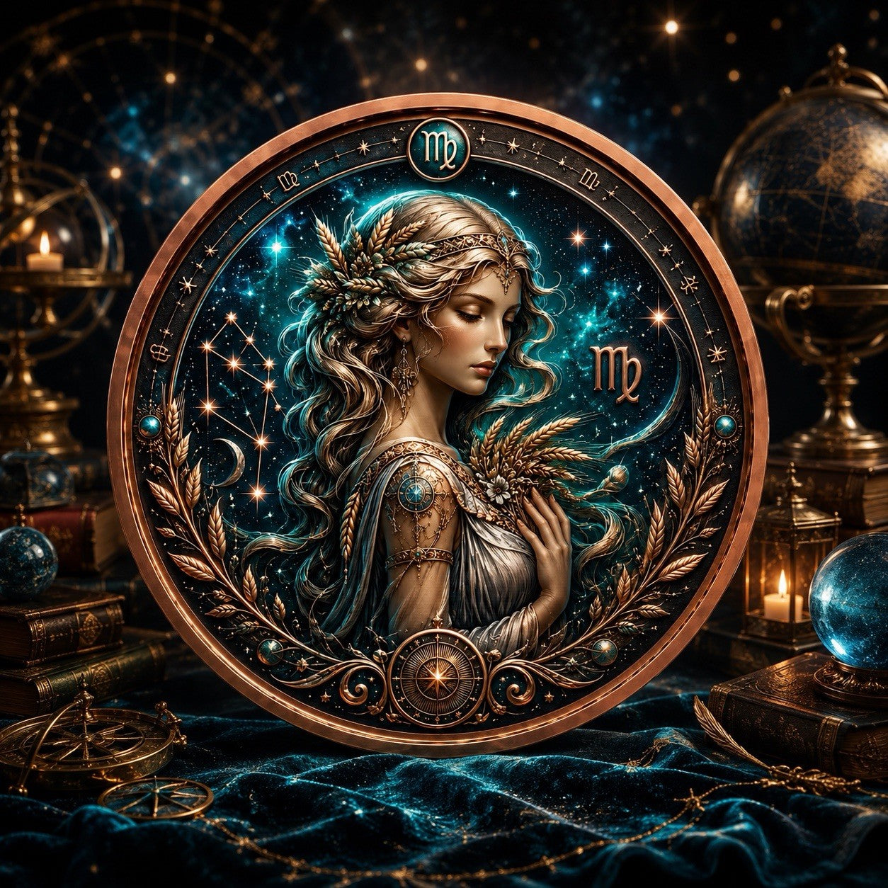 2026 Celestial Zodiacal Series: Astro Zodiac   All 12 Set 5oz Copper