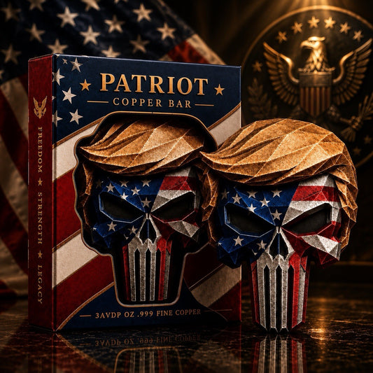 3 oz Trump Patriot Punisher Stackable Copper