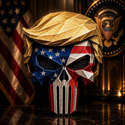 3 oz Trump Patriot Punisher Stackable Copper