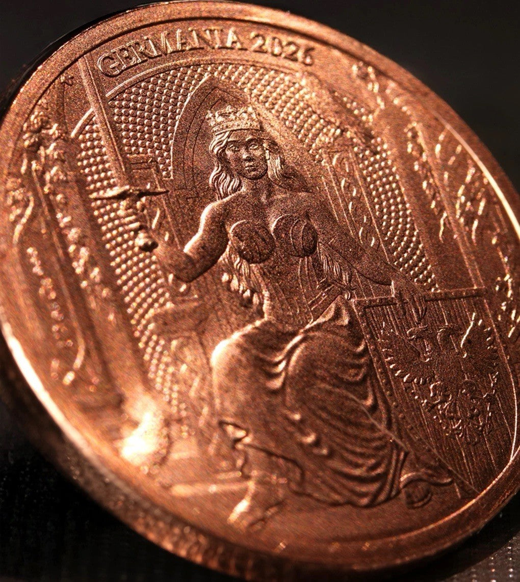 2026 Germania Lady Germania 1/2 oz Copper Round