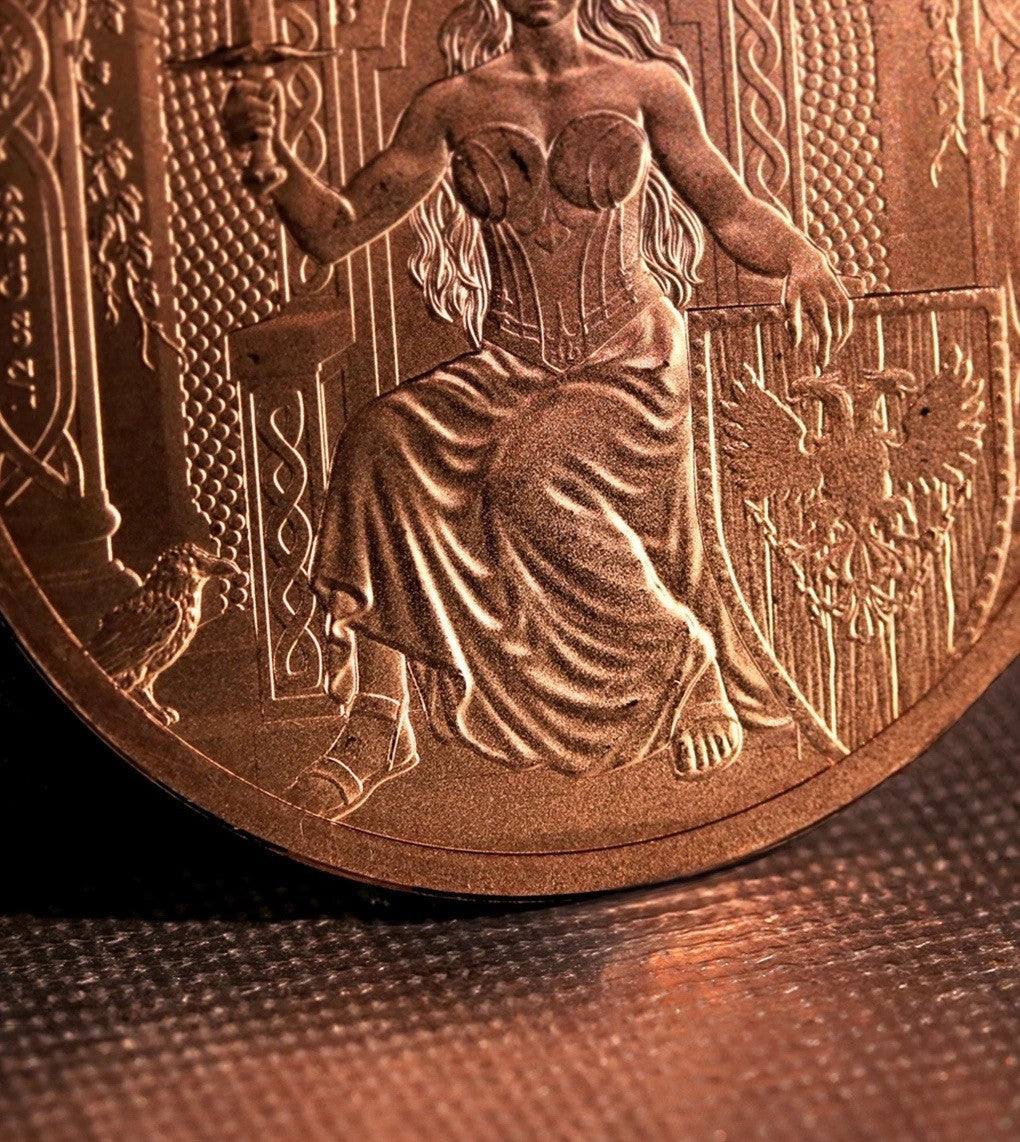 2026 Germania Lady Germania 1/2 oz Copper Round