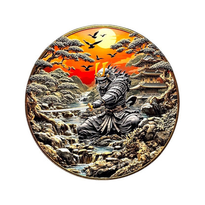 Ancient Warriors Samurai 1 oz Copper Medal Limited Edition Item