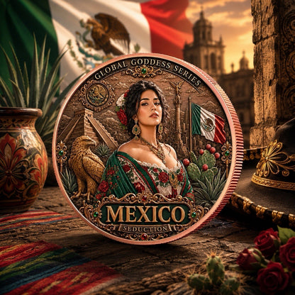 2026 Global Goddess Series: Mexican Beauty 1 Oz Copper Coin