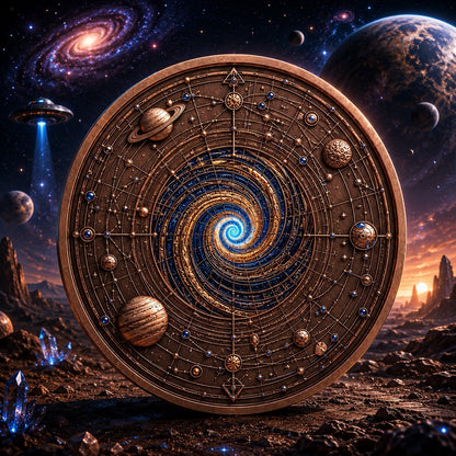 2026 Beyond the Universe: Wormhole Mission  1oz Copper Coin Glow FX