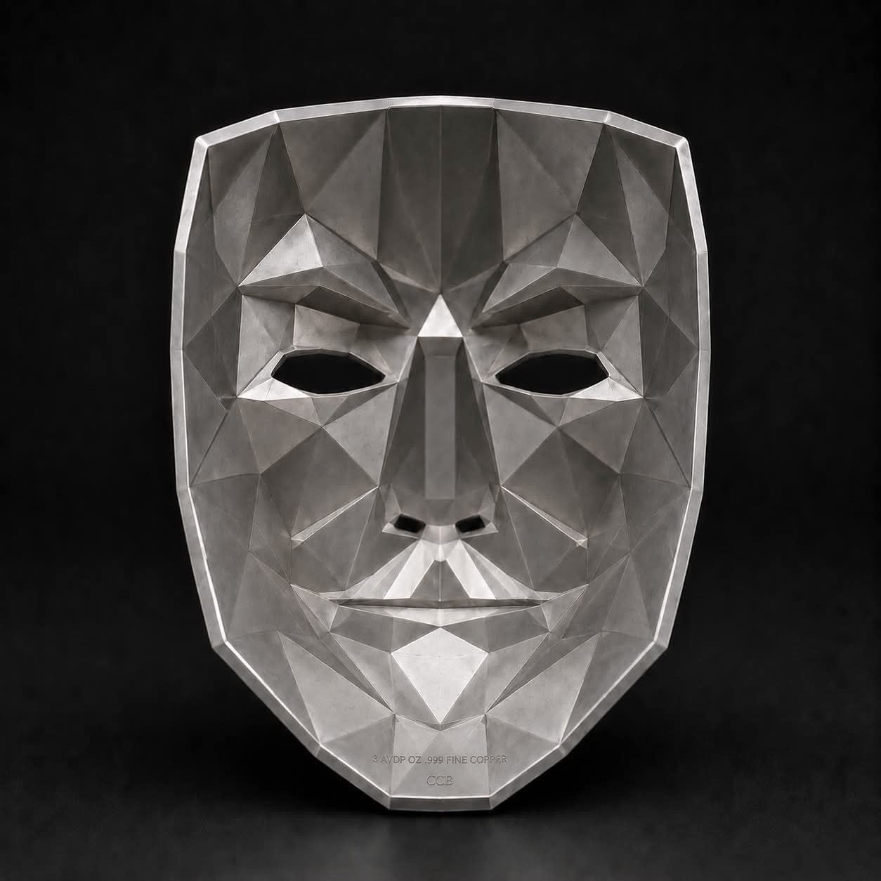 3 oz Guy Fawkes Stackable Copper