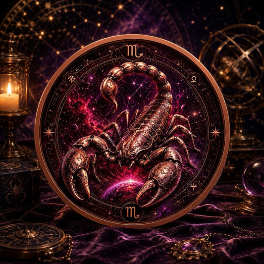 2026 Celestial Zodiacal Series: Astro Zodiac Scorpio  5oz UHR Copper