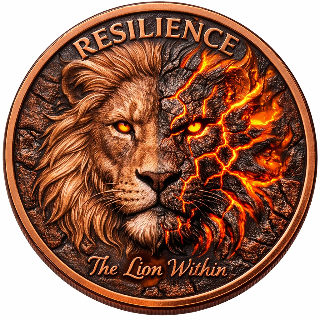 Lion Virtues Series 1 Oz Copper Round Italy 2026