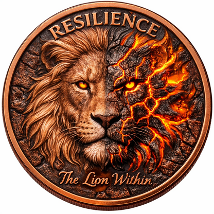 Lion Virtues Series 1 Oz Copper Round Italy 2026