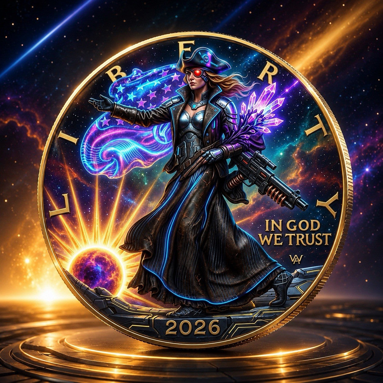 2026 ASE Space Pirate 1 oz .999 Silver Coin | Limited Edition