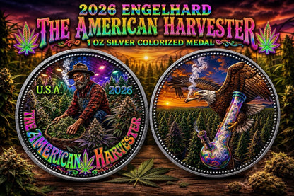 2026 Engelhard Prospector American Harvester Edition 1 oz Silver Coin