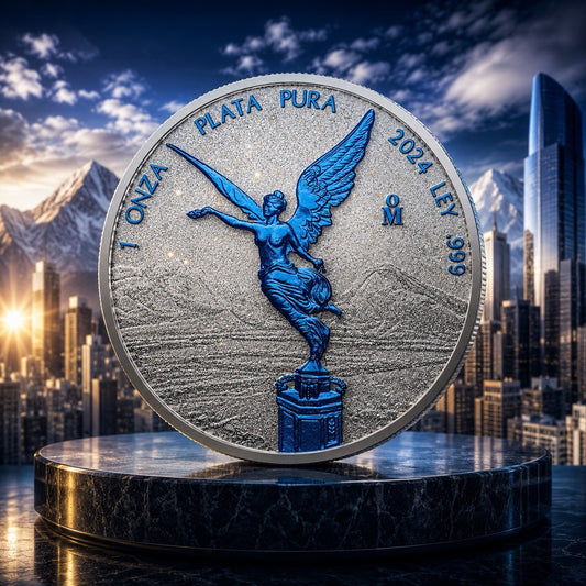 2024 Mexico Libertad Diamond Dust Ice Edition 1 oz Silver Coin