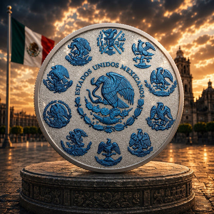 2024 Mexico Libertad Diamond Dust Ice Edition 1 oz Silver Coin