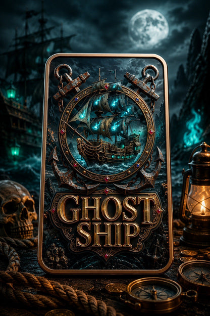 2026 Pirate Adventure Series: Ghost Ship 5 oz Copper Bar