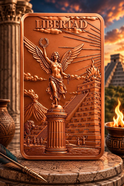 Libertad Full View 1 oz Copper Bar