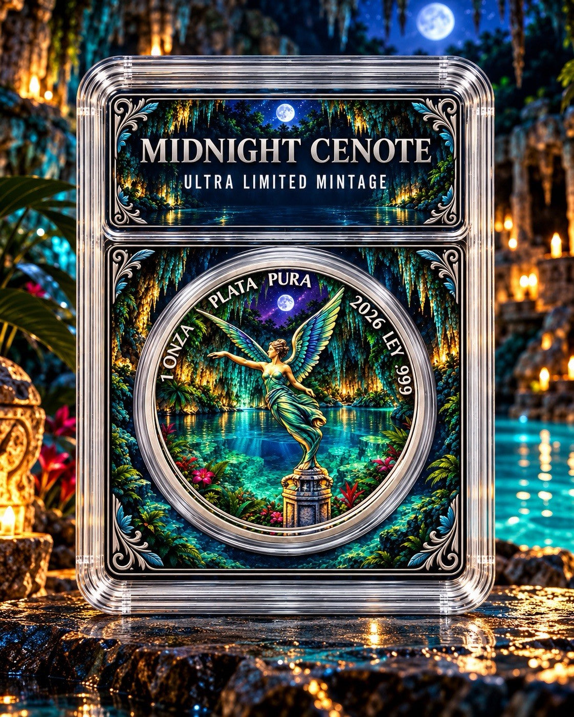 2026 Intaglio Libertad Tribu Midnight Cenote 1oz Silver