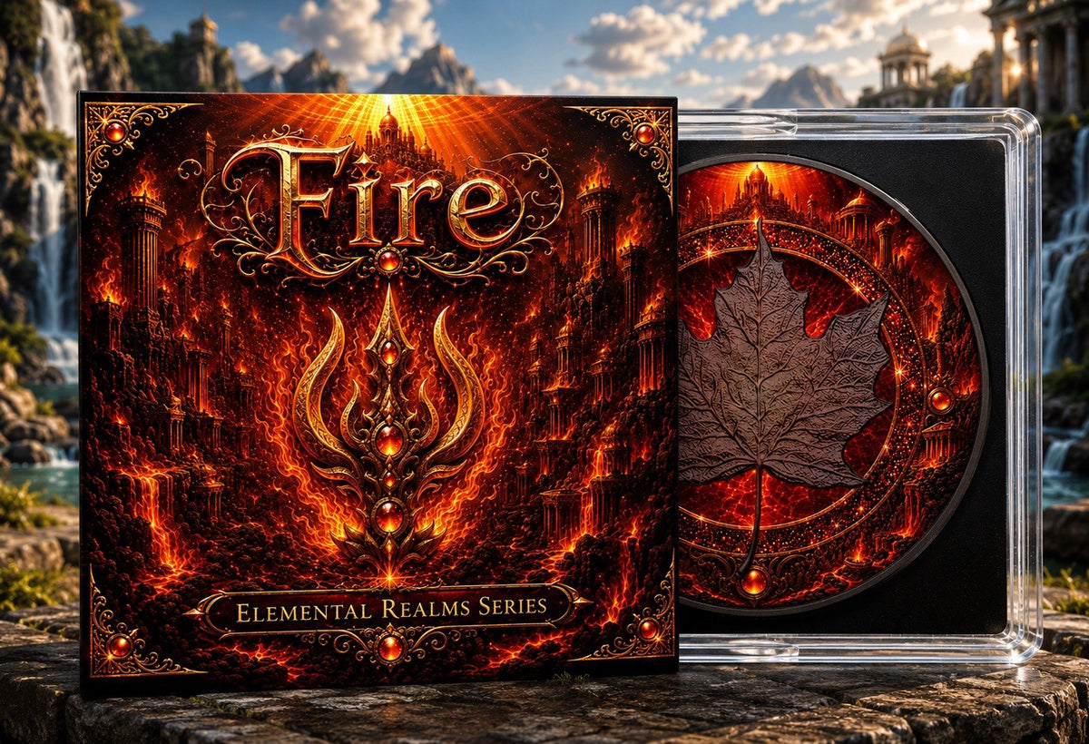 2026 Canada ML Fire - Elemental Realms Diamond Dust 1 oz Silver Coin