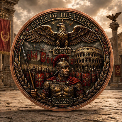 Ancient Empires - Rome 1 oz Copper Round in Card