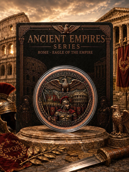 Ancient Empires - Rome 1 oz Copper Round in Card