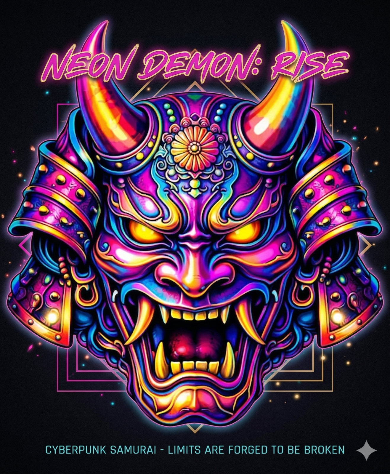 2026 5 oz Pure Copper Shaped Oni Mask Colorized Limited Edition In Stock