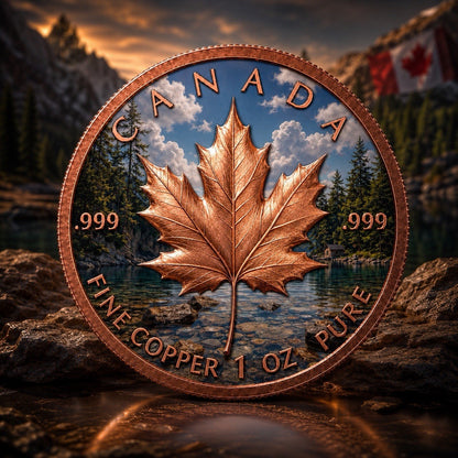 2026 Canada Maple Leaf Landscape Collection 1oz Copper Coin