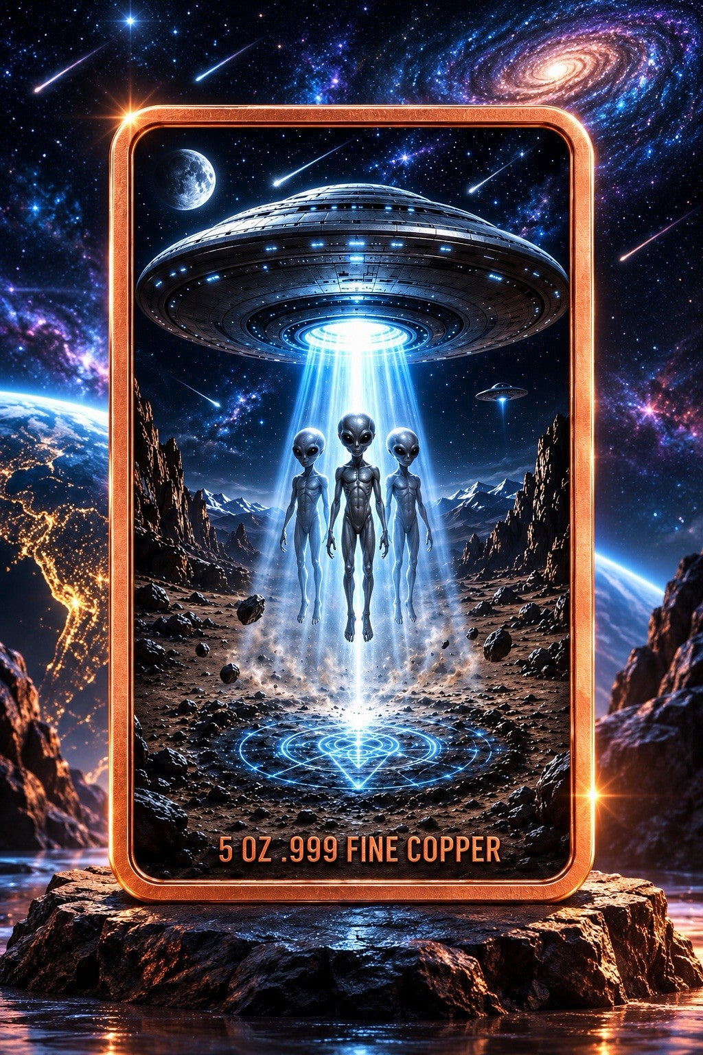 2026 UFO Series: Among Us  5oz UHR 3D 5oz Copper Bar