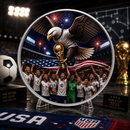 2026 U.S. Eagle World Cup Edition 1 oz Silver Coin