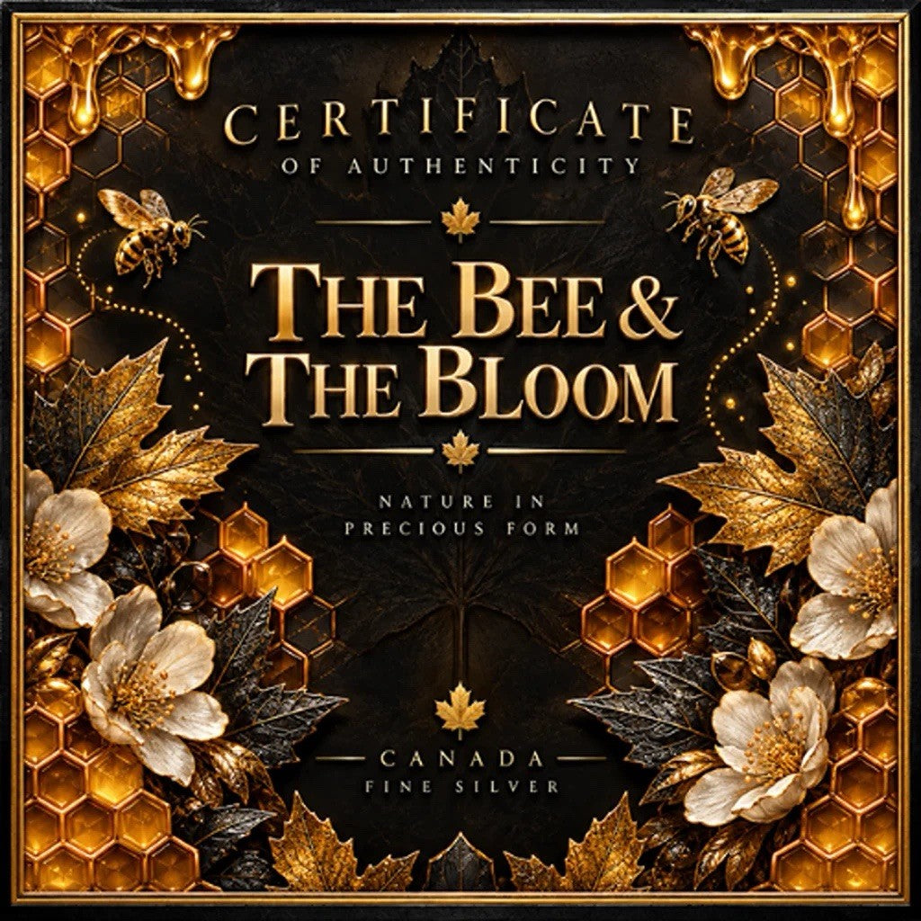 2026 Canada Maple Leaf The Bee & The Bloom 1 oz Silver Coin