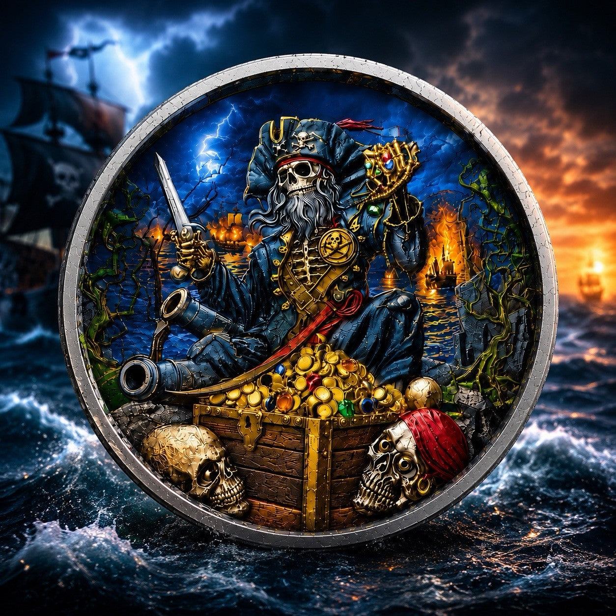 2026 Niue Treasure Island - Deadman's Last Plunder 1 oz Silver Coin