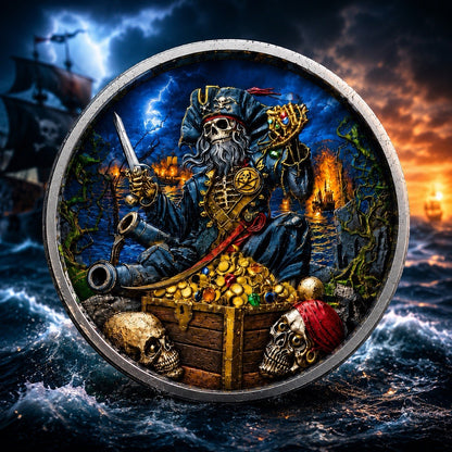 2026 Niue Treasure Island - Deadman's Last Plunder 1 oz Silver Coin