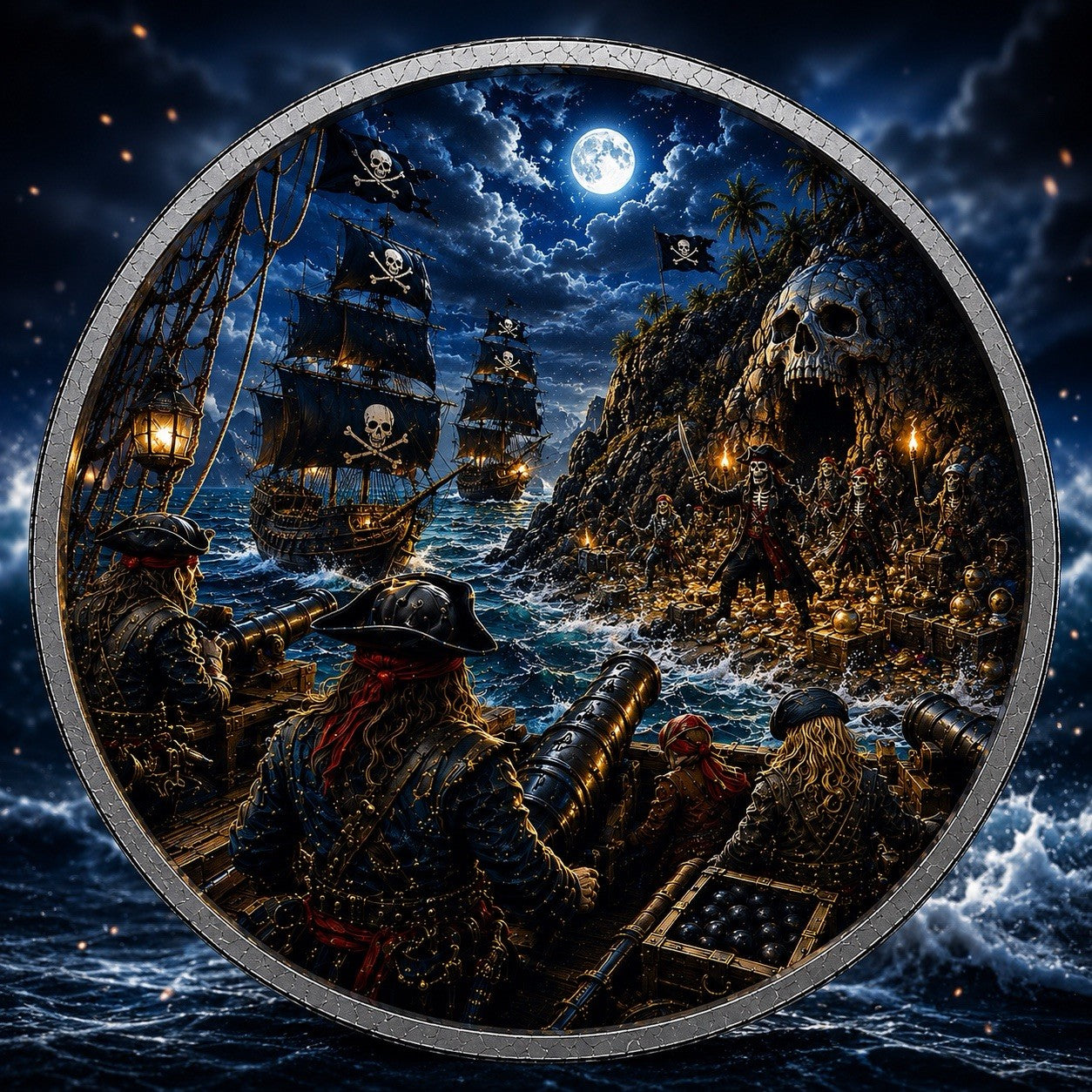 2026 Niue Treasure Island - Deadman's Last Plunder 1 oz Silver Coin