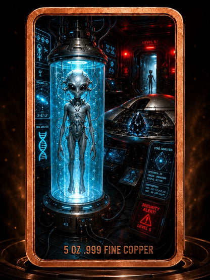 2026 UFO Series: The Nesting  5oz UHR 3D 5oz Copper Bar