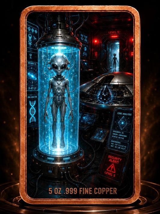 2026 UFO Series: The Nesting  5oz UHR 3D 5oz Copper Bar