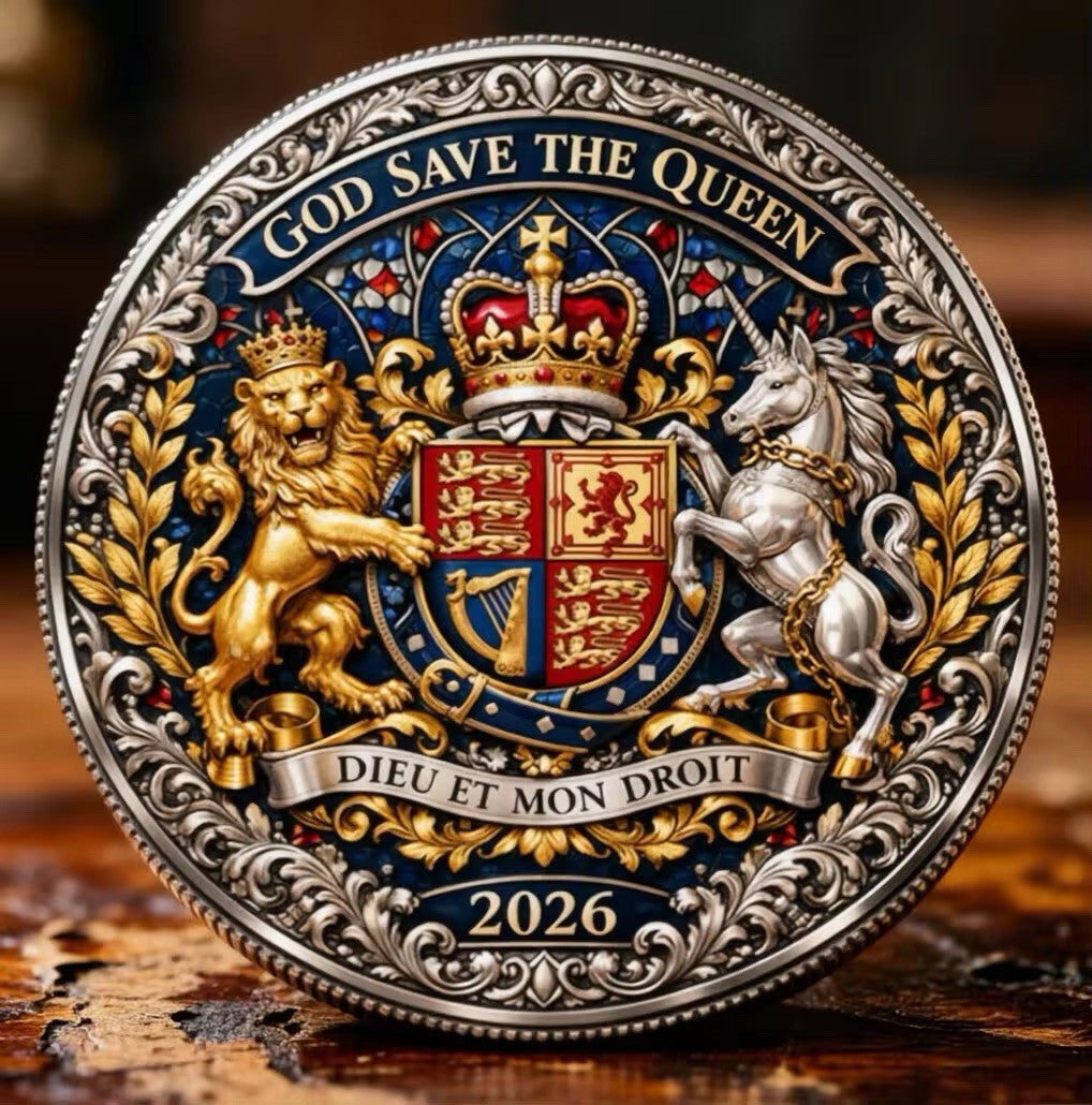 Queen Elizabeth II 100th Anniversary 3D Commemorative Coin UK Royal