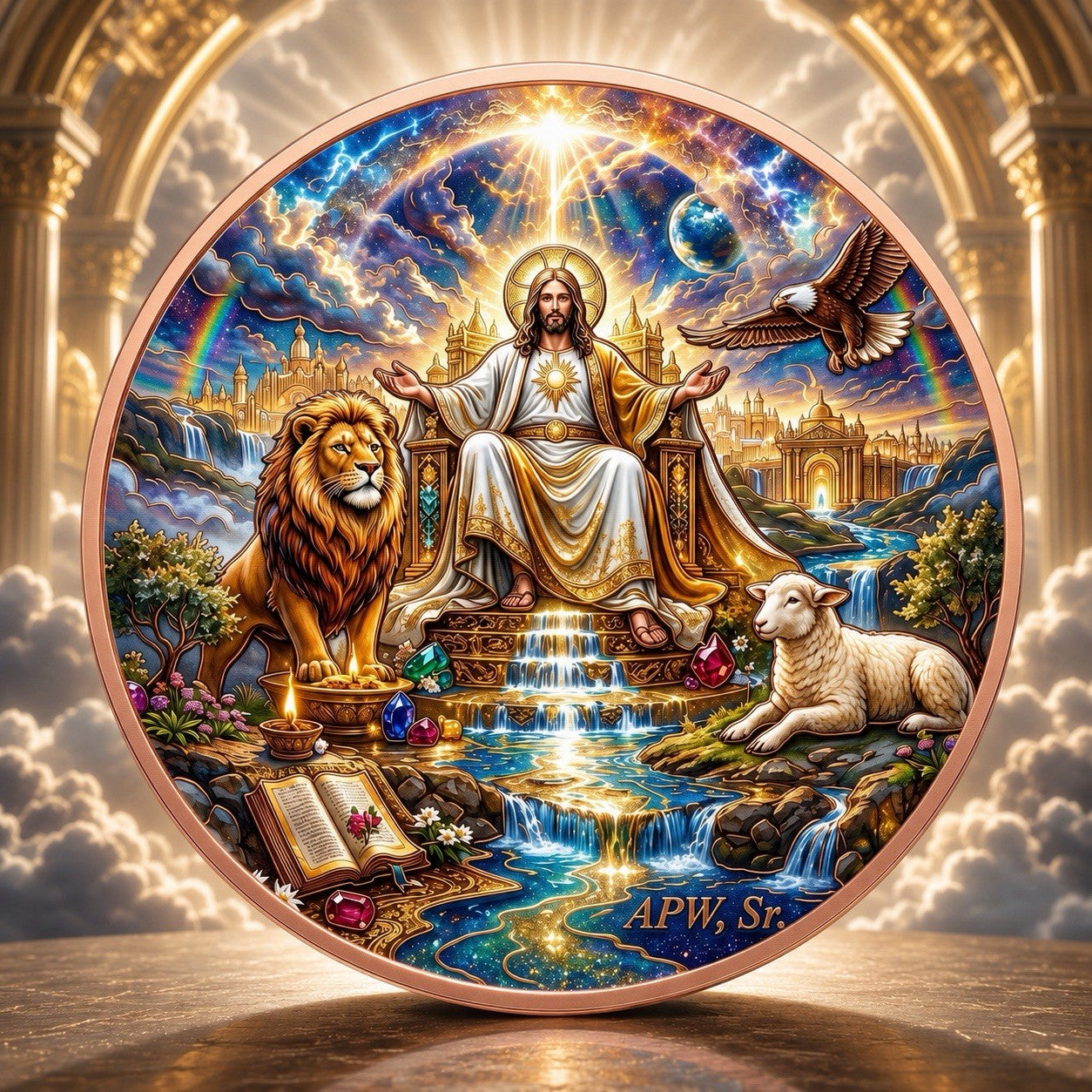 2026 Jesus Series: Christ the Eternal King 5oz Copper Coin