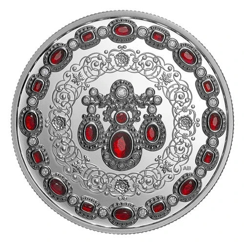 Queen Elizabeth 100 Birthday CROWN JEWELS 2026 CANADA 1oz .9999 Silver $20 Coin