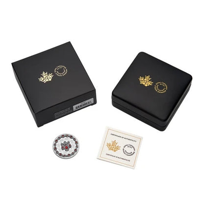 Queen Elizabeth 100 Birthday CROWN JEWELS 2026 CANADA 1oz .9999 Silver $20 Coin