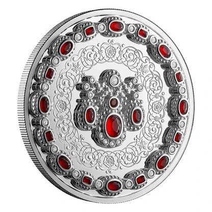 Queen Elizabeth 100 Birthday CROWN JEWELS 2026 CANADA 1oz .9999 Silver $20 Coin