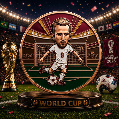 2026 Football Star Series: 1oz Harry Kane Copper Coin UHR