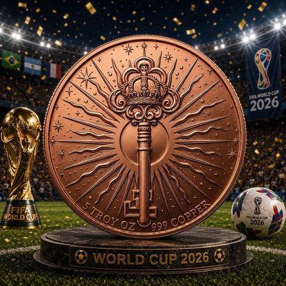 2026 Football Star Series: 1oz Neymar Copper Coin UHR