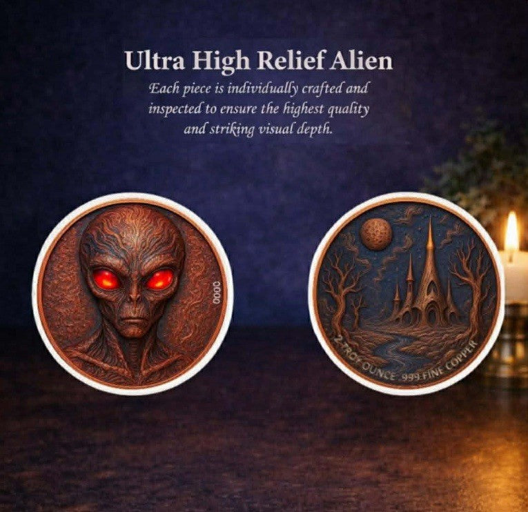 Alien UHR 2 oz Copper Medal