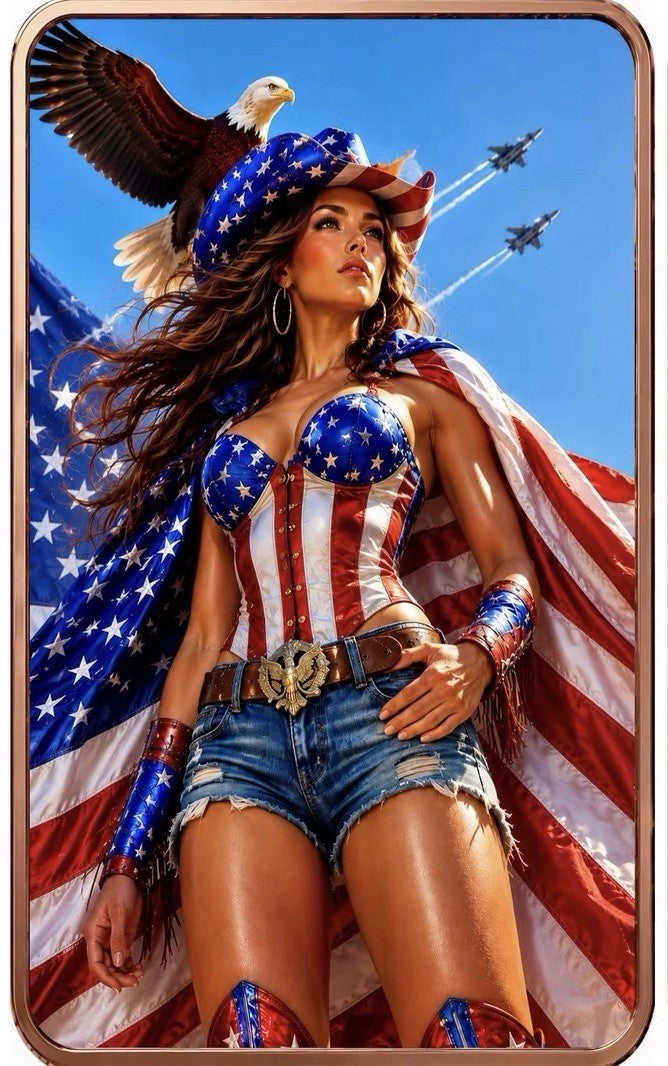2026 Forbidden Beauties Collection:Liberty Belle 5oz UHR Copper Bar