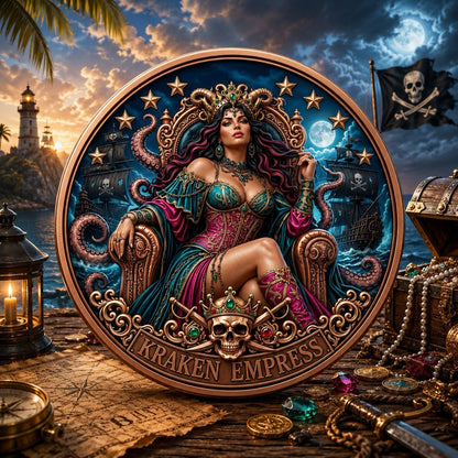 2026 Beauty Pirates Series: Kraken Empress 1oz UHR Copper