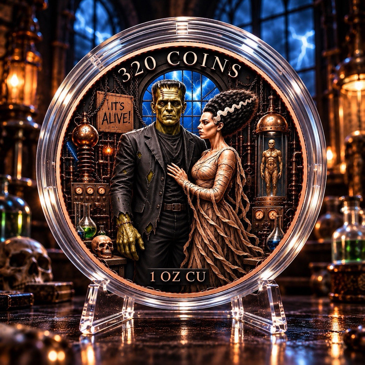 2026 Frankie’s Bride Libertad Tribute 1oz Copper Coin in a Premium Capsule