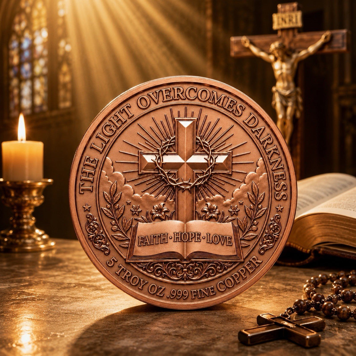 2026 Jesus Series: Christ the Righteous Judge 5oz Copper Coin (PRE-ORDER)
