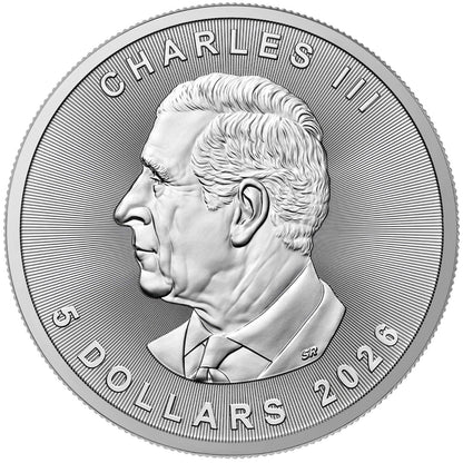 2026 Canada Maple Leaf Playful Sunset Edition 1 oz Silver