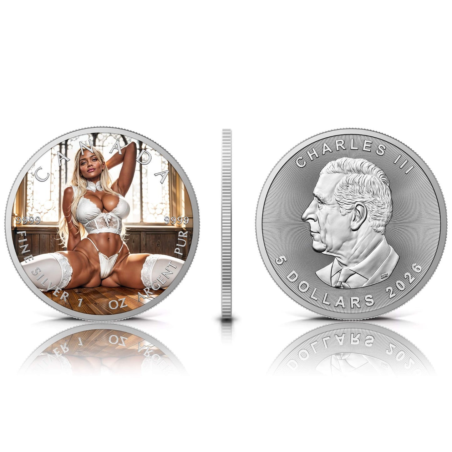 2026 Canada Maple Leaf Sinful Ballet Edition 1 oz Silver Coin