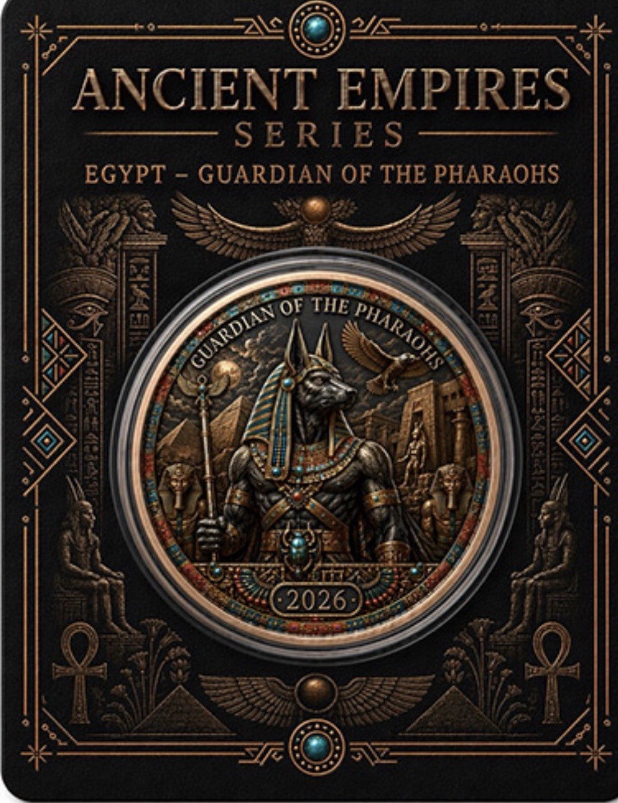 Ancient Empires - Egypt 1 oz Copper Round in Card