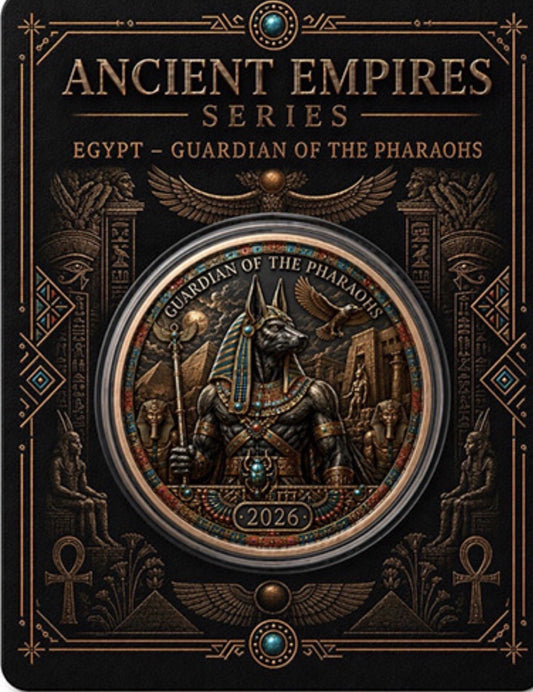 Ancient Empires - Egypt 1 oz Copper Round in Card